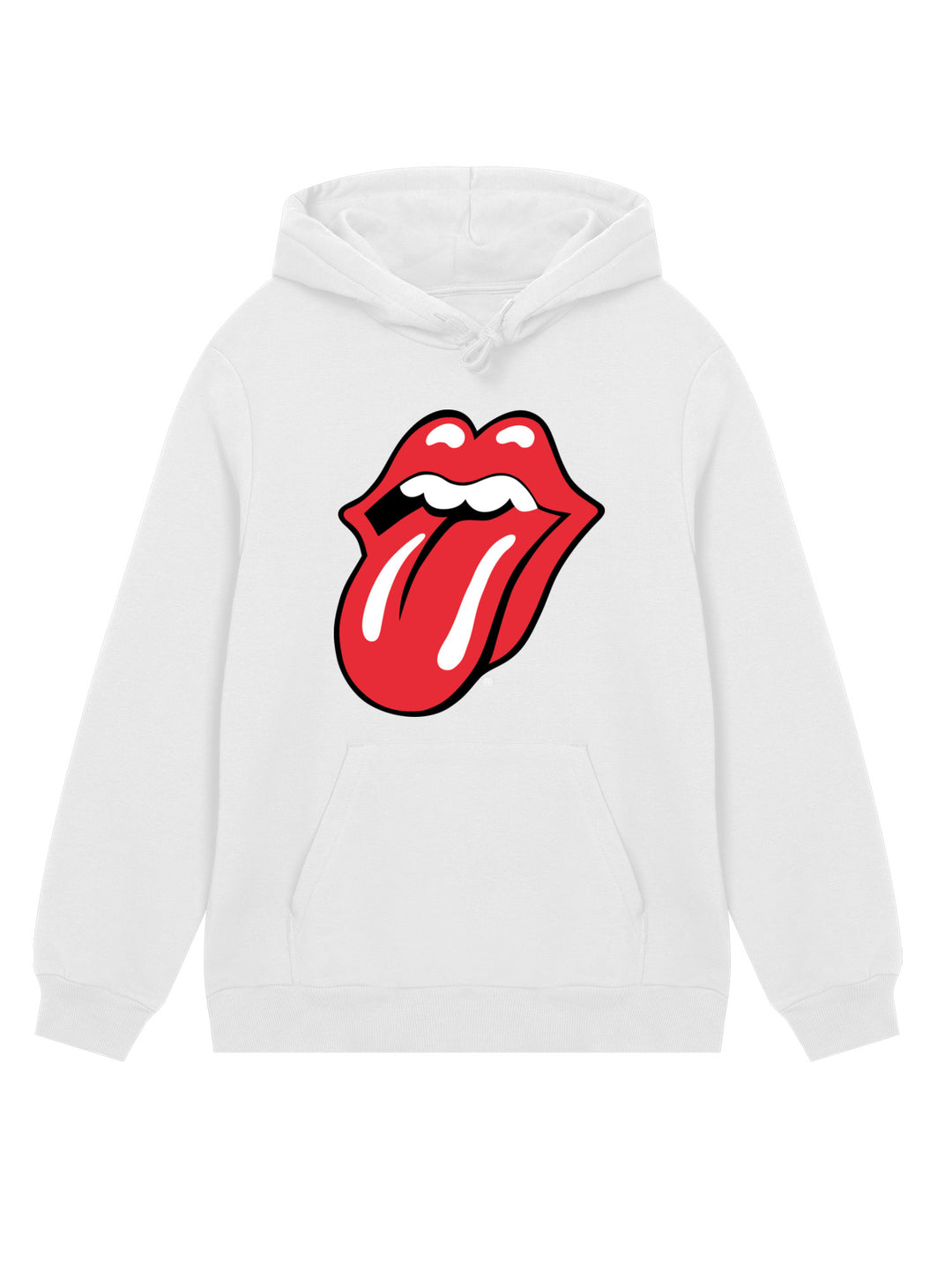 The Rolling Stones Classic Tongue Blk with True Blanks | Mens Regular Hoodie
