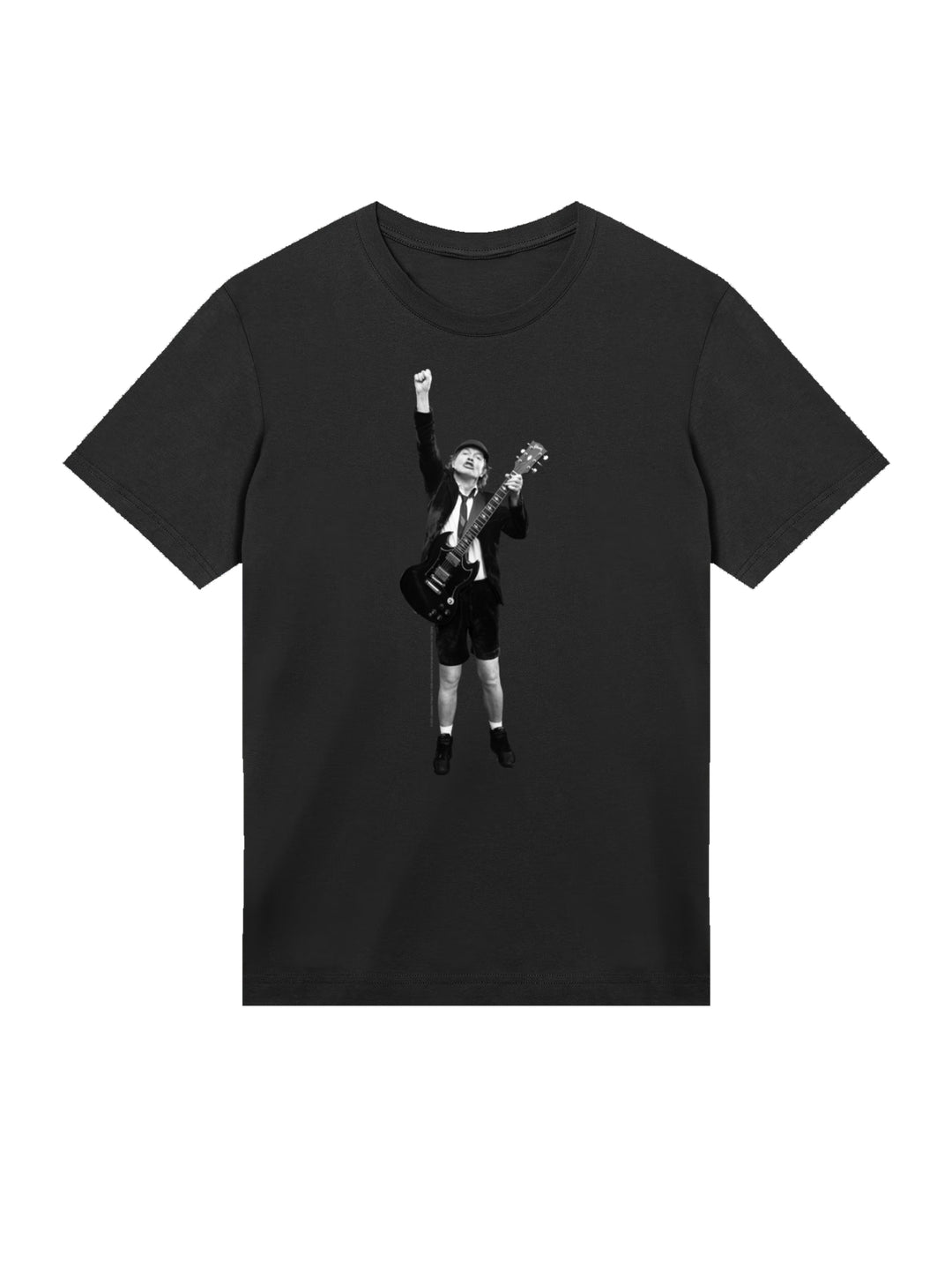 ACDC Angus Young Cut Out with True Blanks | Mens Regular Tee