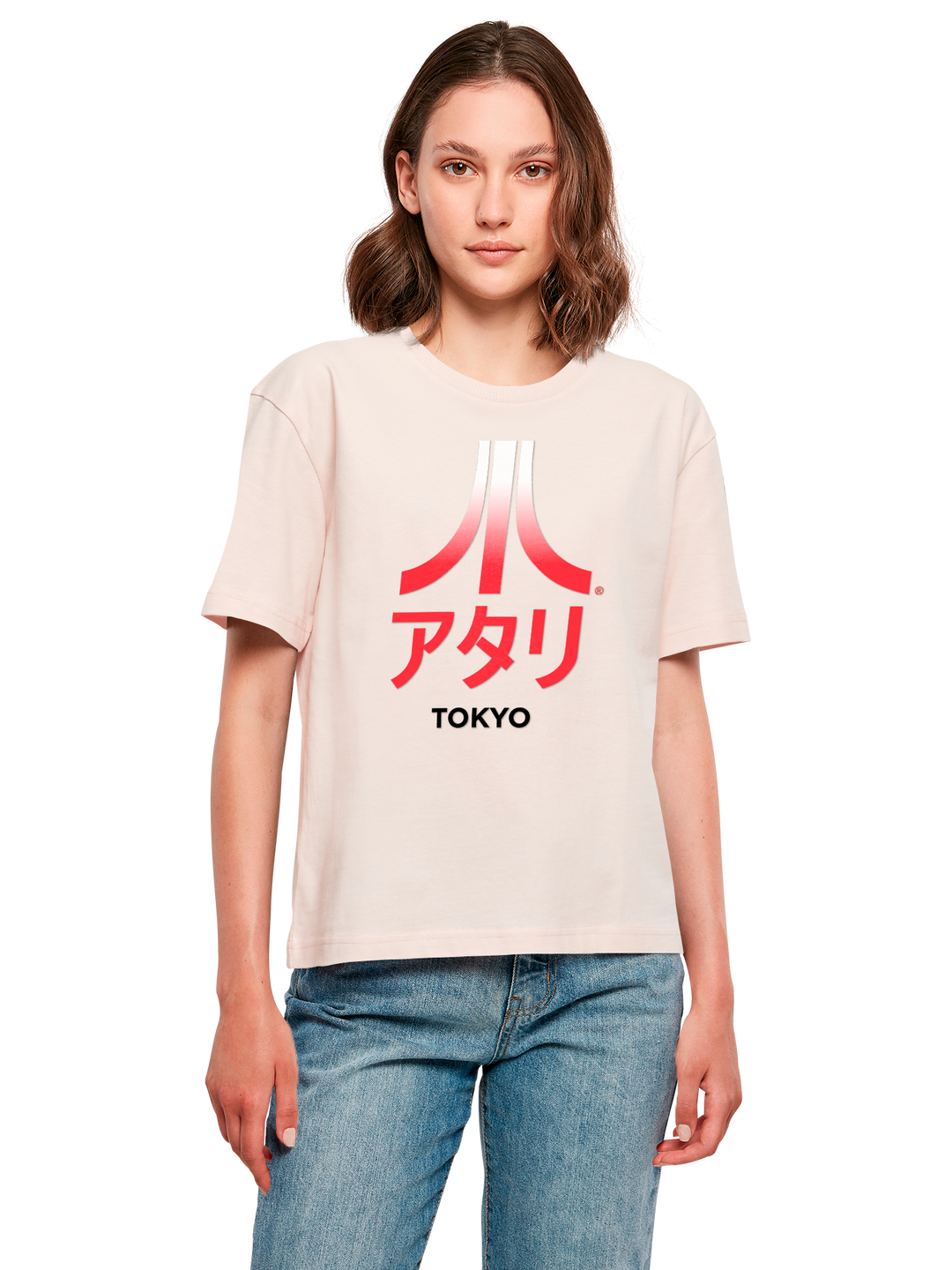 Atari Tokyo Retro Arcade Games with Ladies Everyday Tee