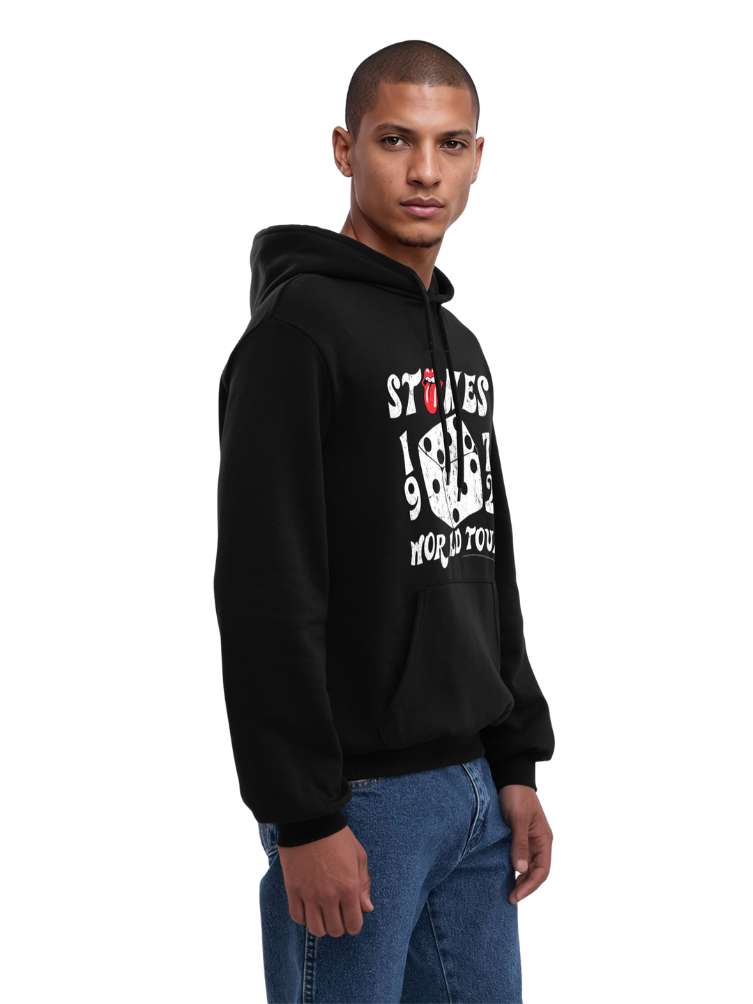 The Rolling Stones Dice Art Rock Music Band with True Blanks | Mens Regular Hoodie