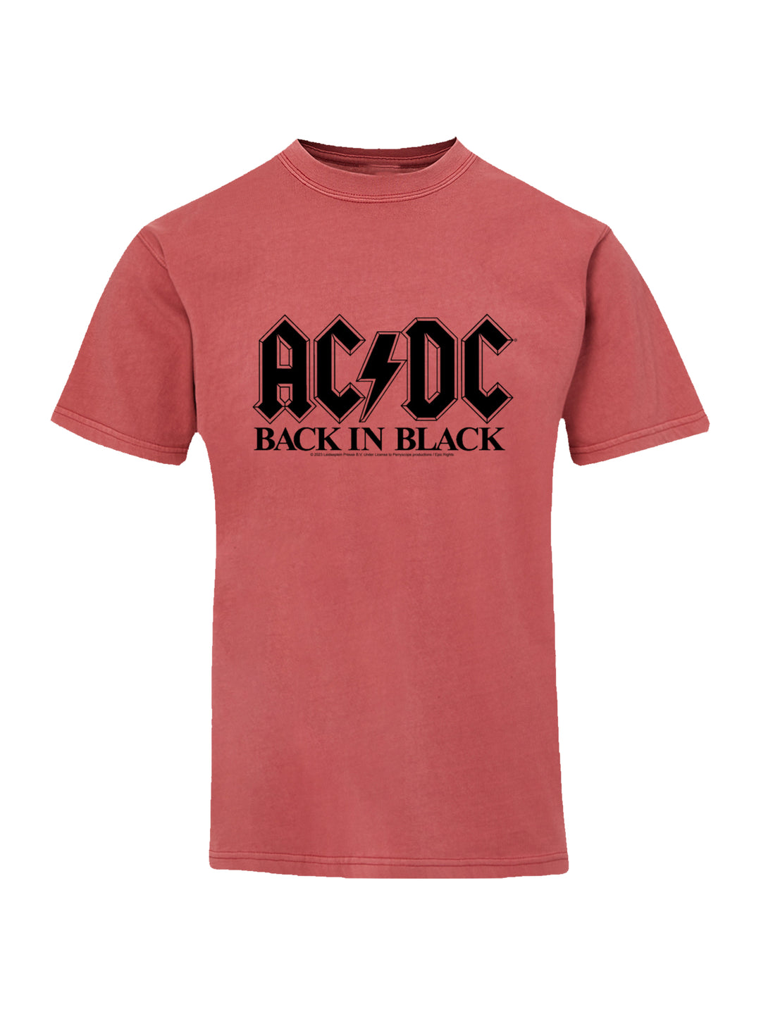 ACDC Back In Black Logo with Coastal Color Tee
