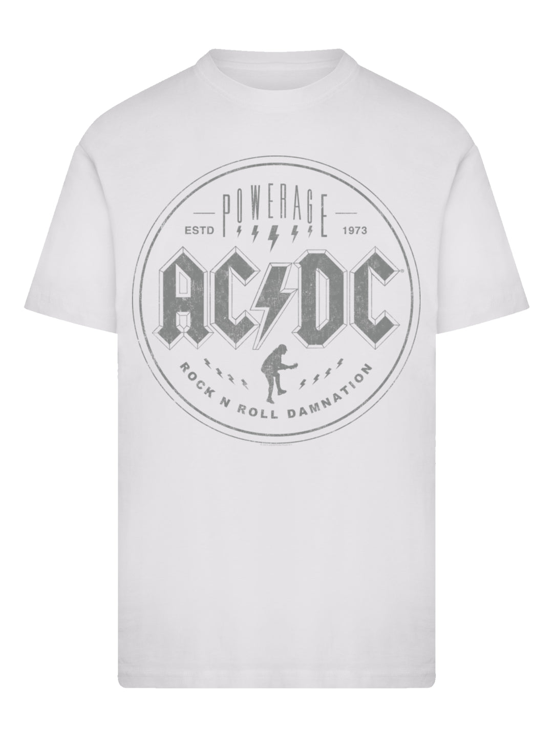 ACDC Rock N Roll Damnation with T-Shirt Round Neck