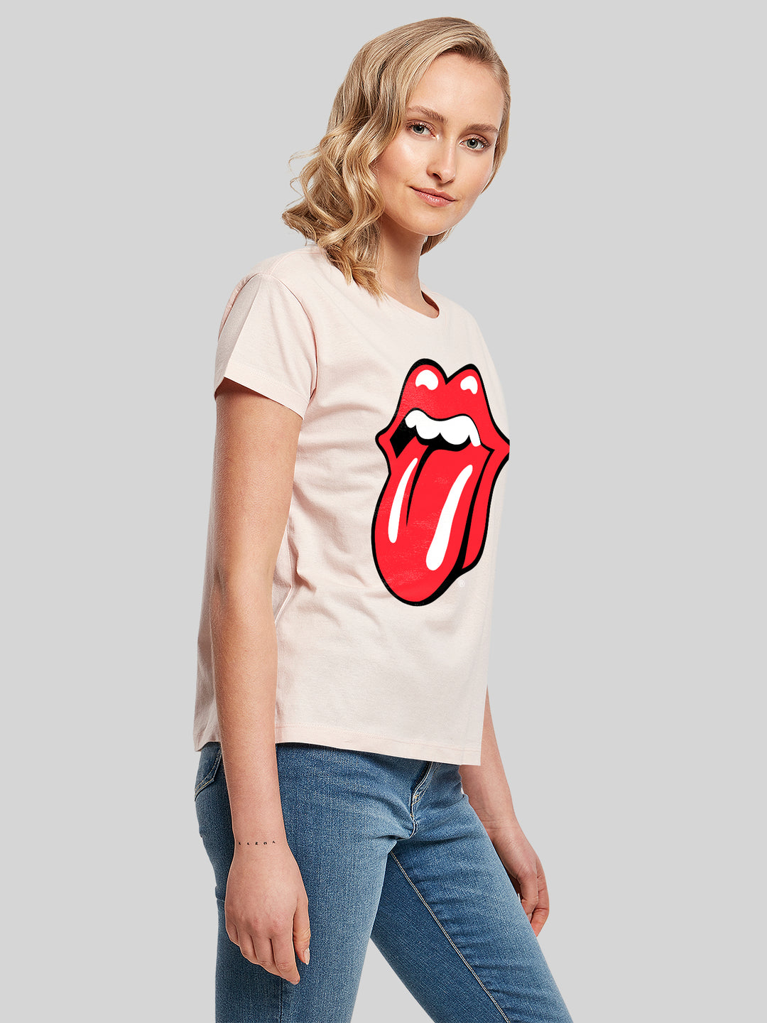 The Rolling Stones Classic Tongue Blk with Ladies Box