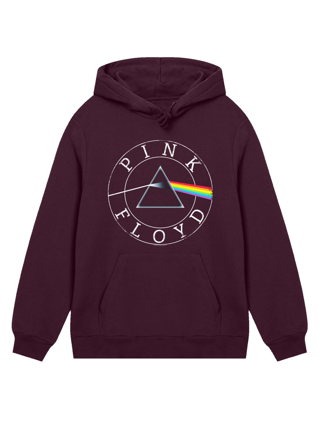 Pink Floyd Prism Circle Logo with True Blanks | Mens Regular Hoodie