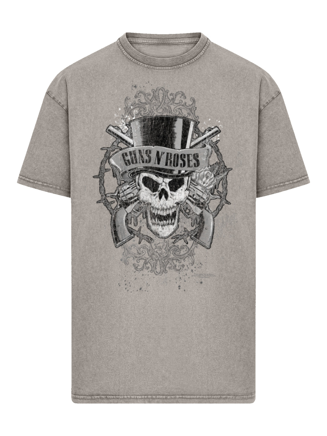 Guns 'N' Roses Faded Skull | Heavy Oversized T-Shirt