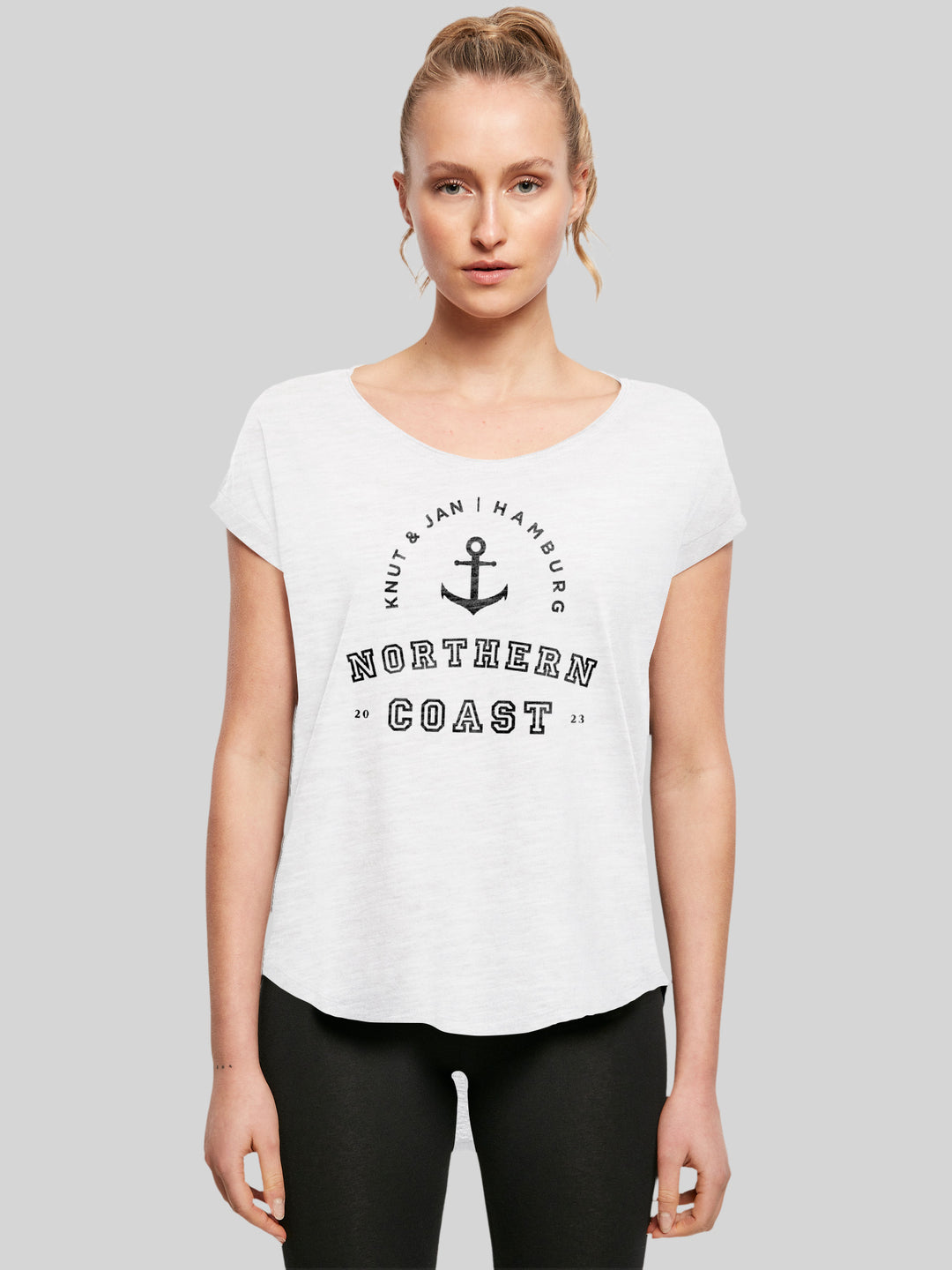 YVA | Damen T-Shirt Lang Northern Coast