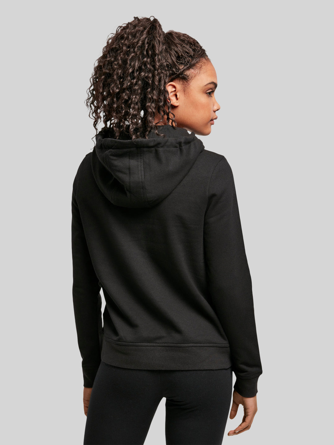 NASA Classic Globe Astronauts-BLK with Ladies Basic Hoody