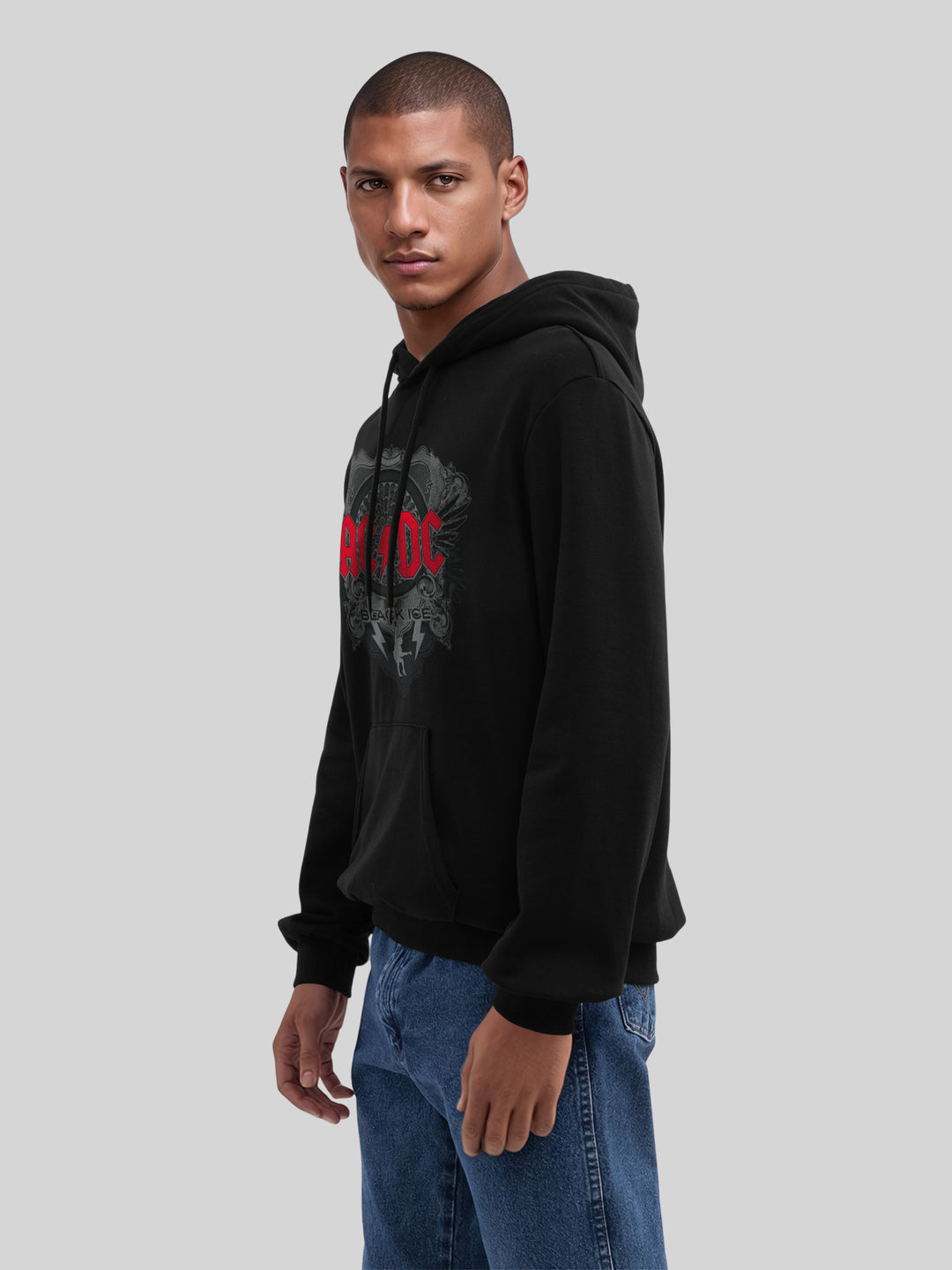 AC/DC Black Ice Men's Organic Hoodie