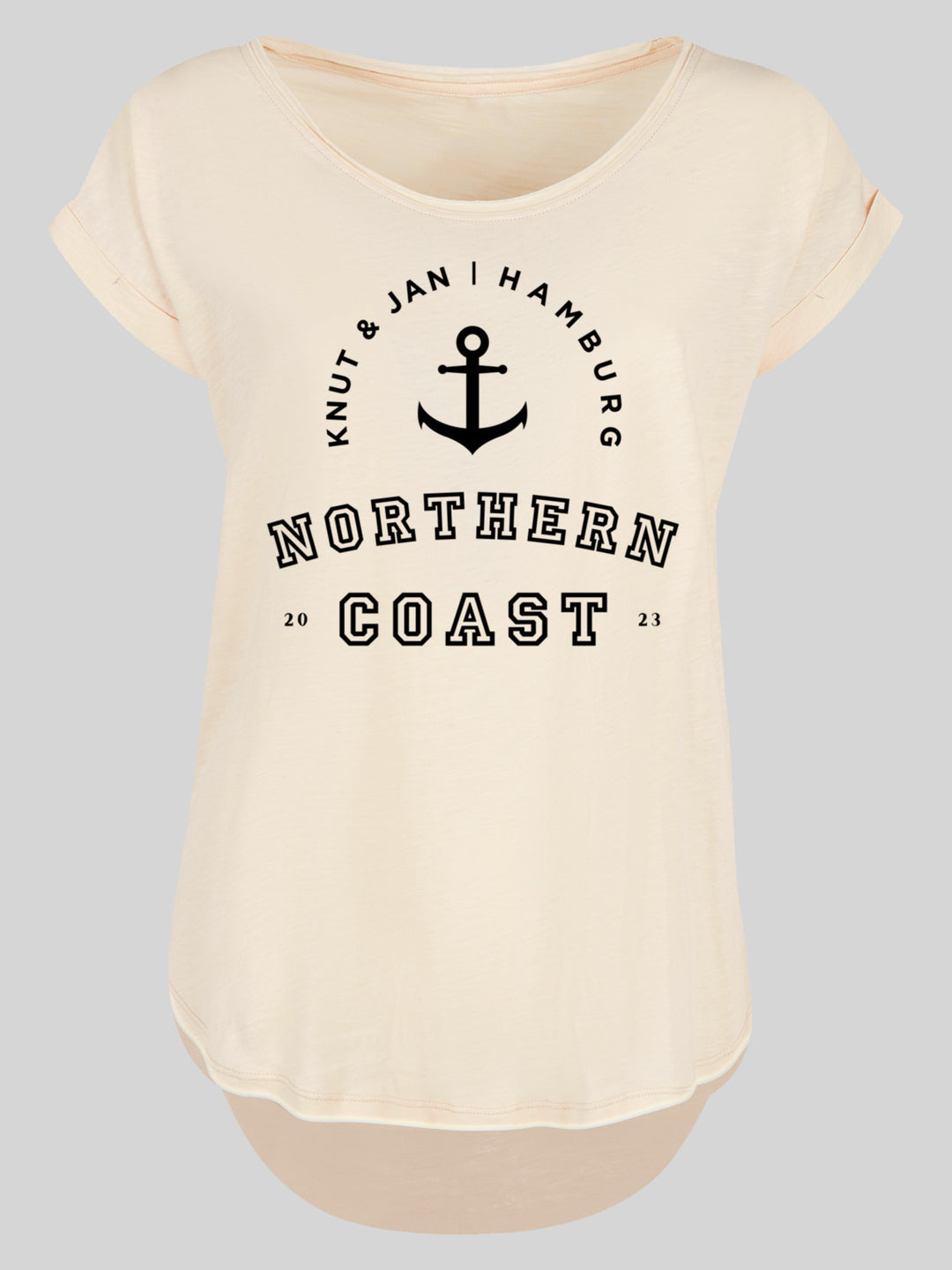 YVA | Damen T-Shirt Lang Northern Coast