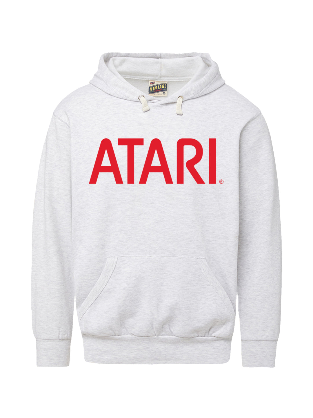 Atari Games Red Retro Gaming with Vintage Fleece Hood