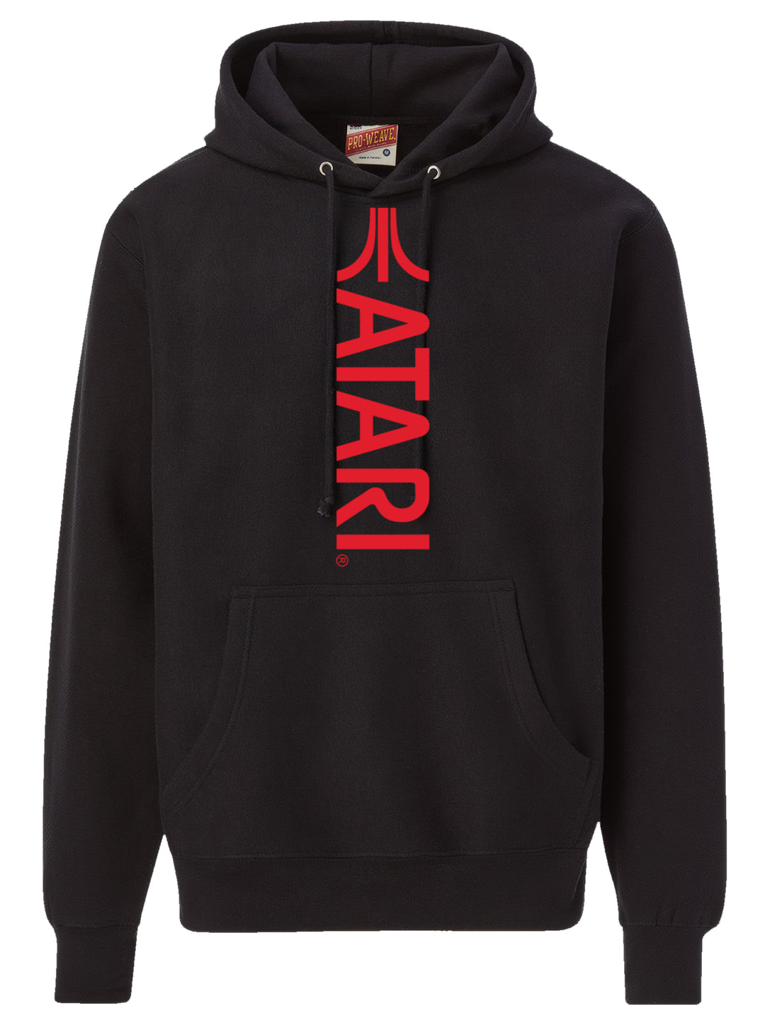Atari Games Vertical Logo Red Retro Gaming with Pro-Weave® Hood