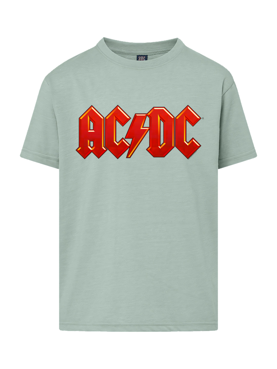 ACDC Dark Red Logo AOP with Youth Buddy Tee