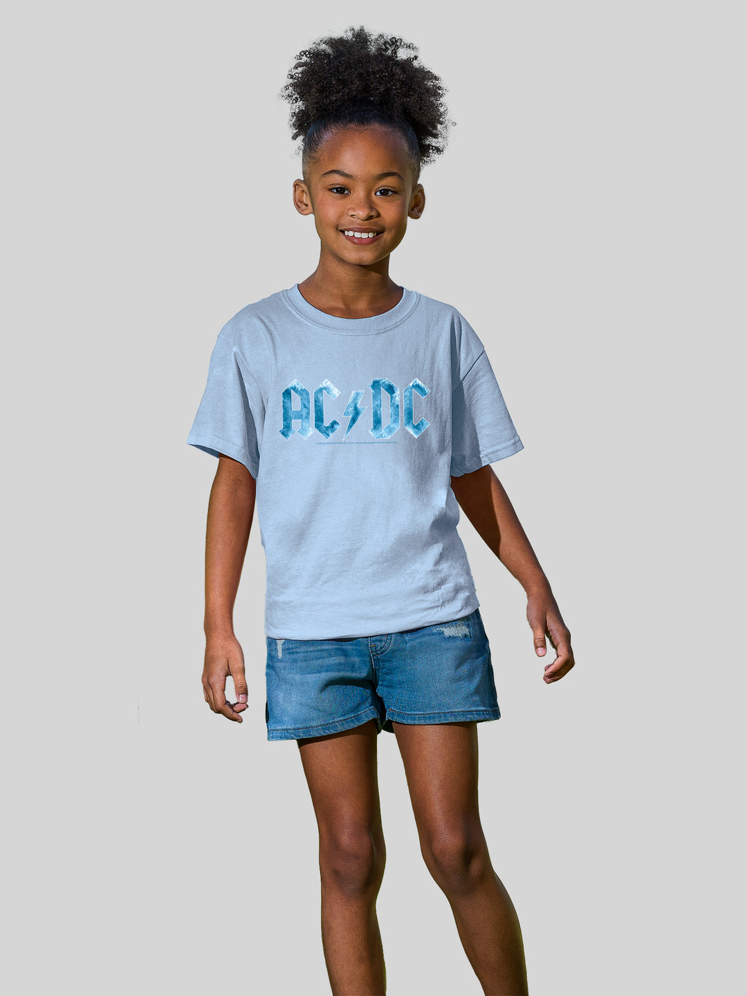 ACDC Blue Ice Logo with Youth Buddy Tee