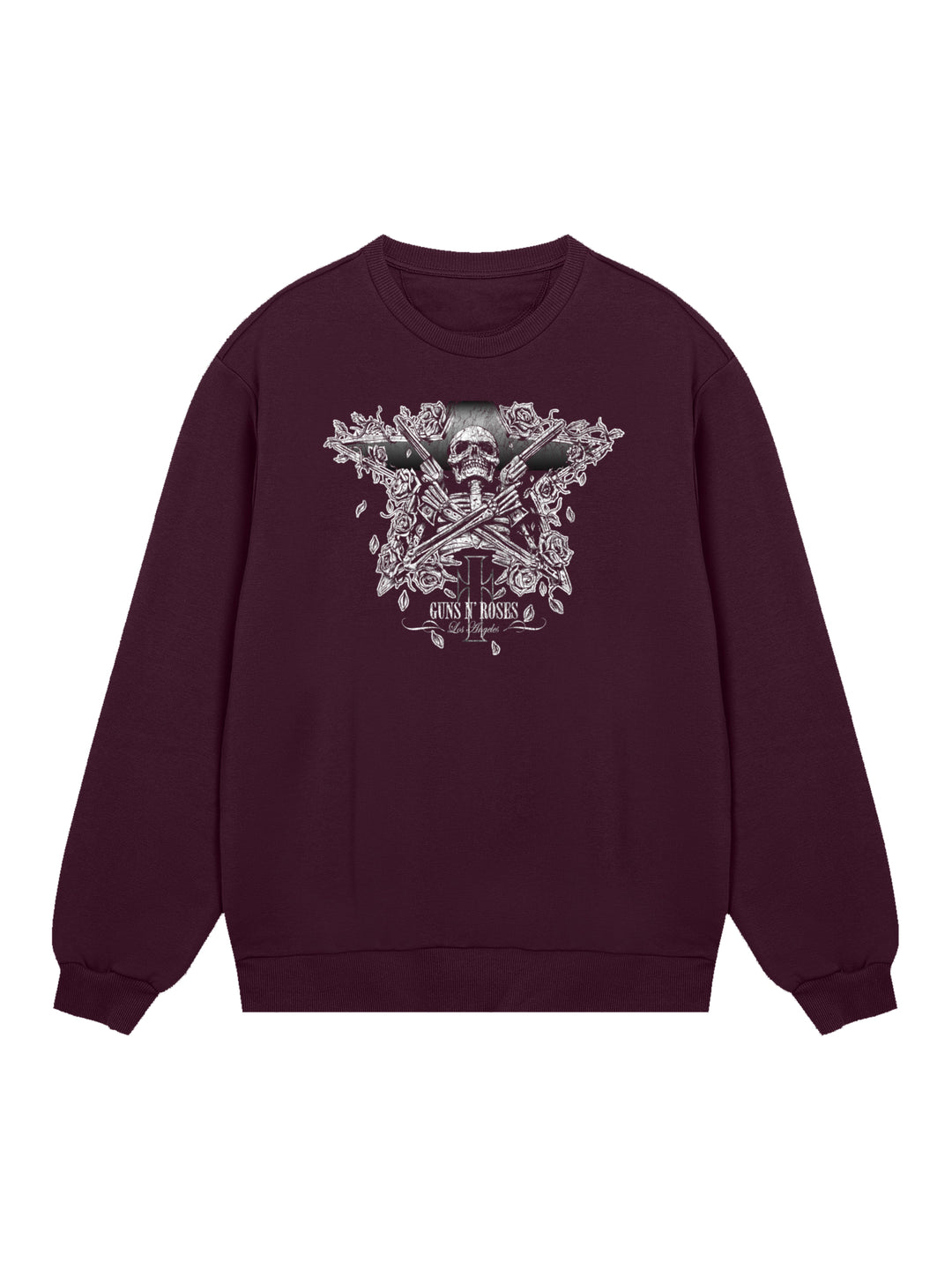 Guns N' Roses Skeleton Guns with True Blanks | Mens Regular Sweater
