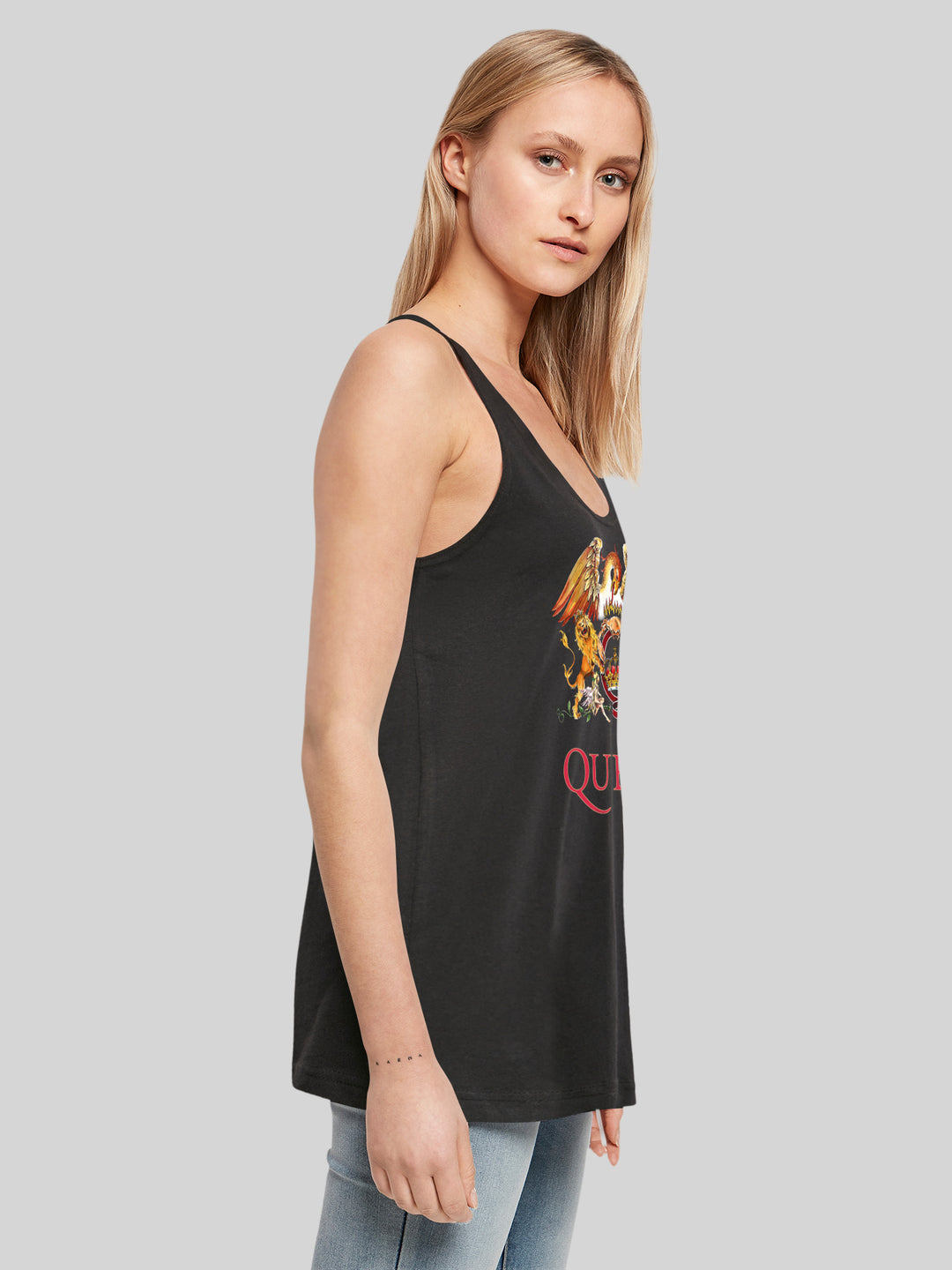 Queen Classic Crest Blk with Ladies Tanktop