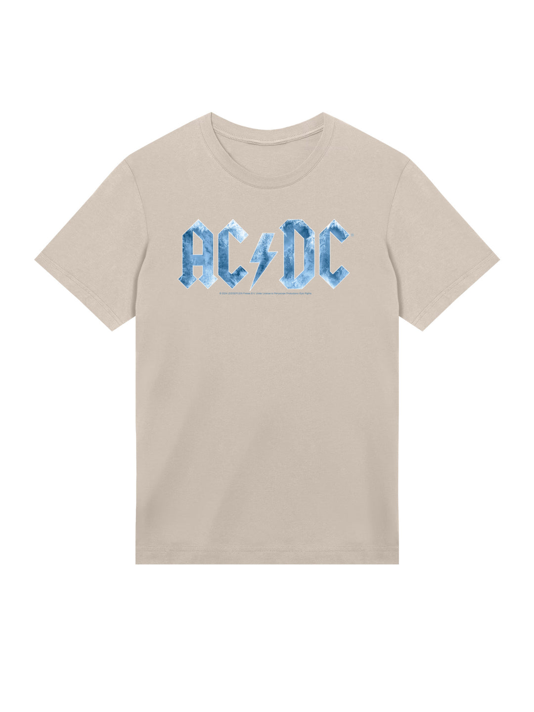 ACDC Blue Ice Logo with True Blanks | Mens Regular Tee