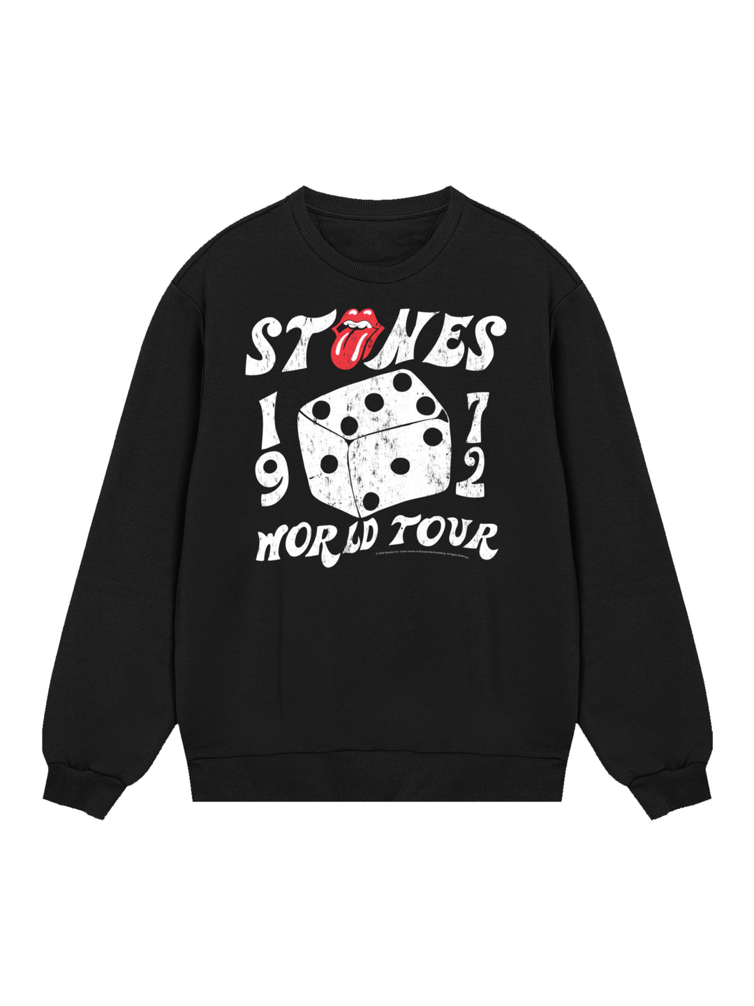 The Rolling Stones Dice Art Rock Music Band and The Rolling Stones with True Blanks | Mens Regular Sweater