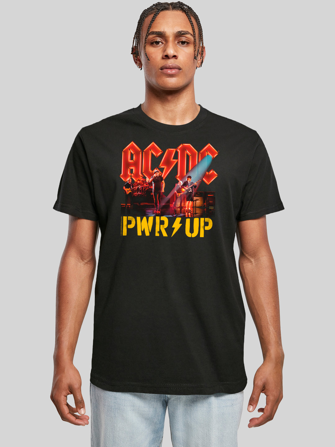 ACDC PWRUP Stage Lights T-Shirt Round Neck