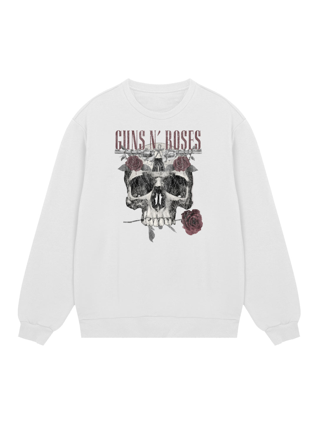 Guns N' Roses Roses Skull with True Blanks | Mens Regular Sweater