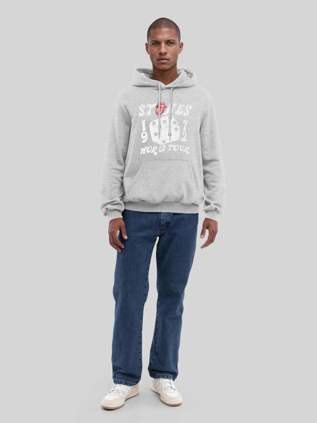 The Rolling Stones Dice Art Rock Music Band with True Blanks | Mens Regular Hoodie