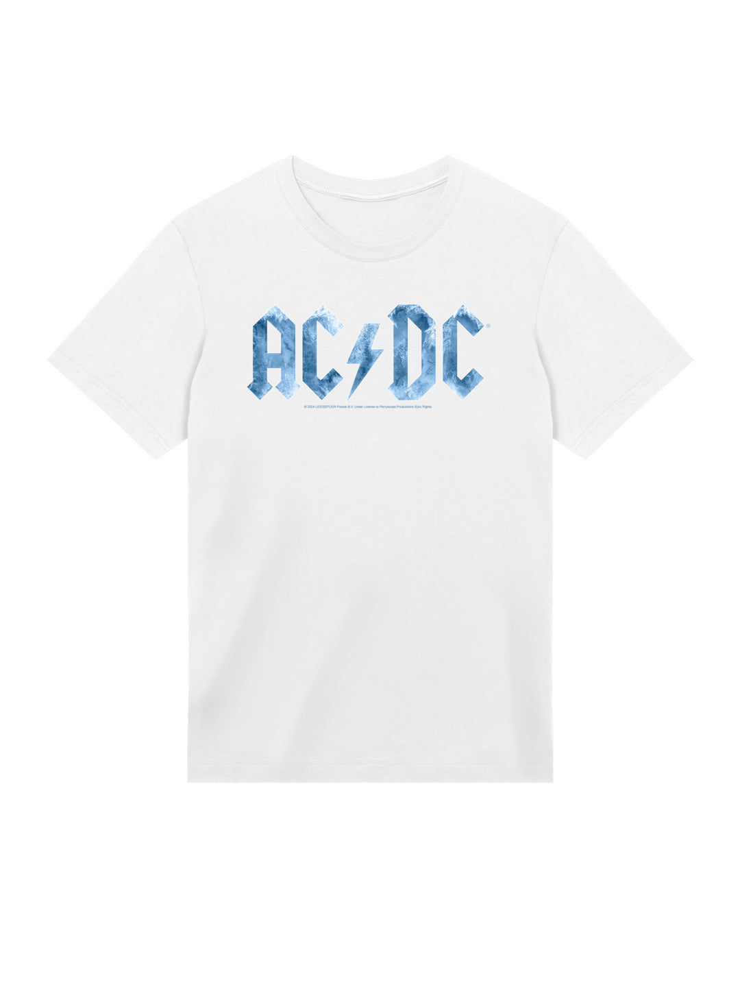 ACDC Blue Ice Logo with True Blanks | Mens Regular Tee