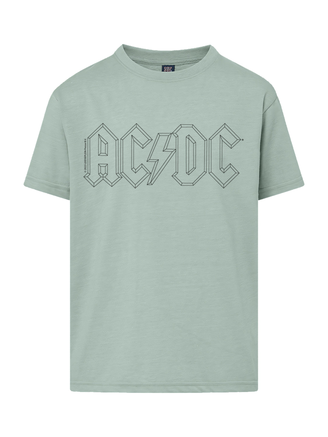ACDC Black Outline Logo with Youth Buddy Tee
