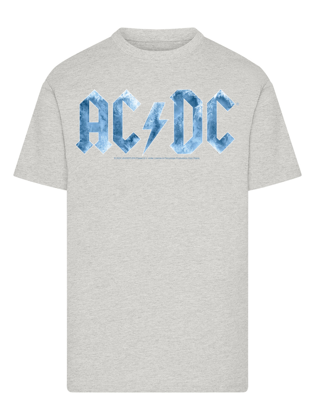 ACDC Blue Ice Logo T-Shirt Round Neck
