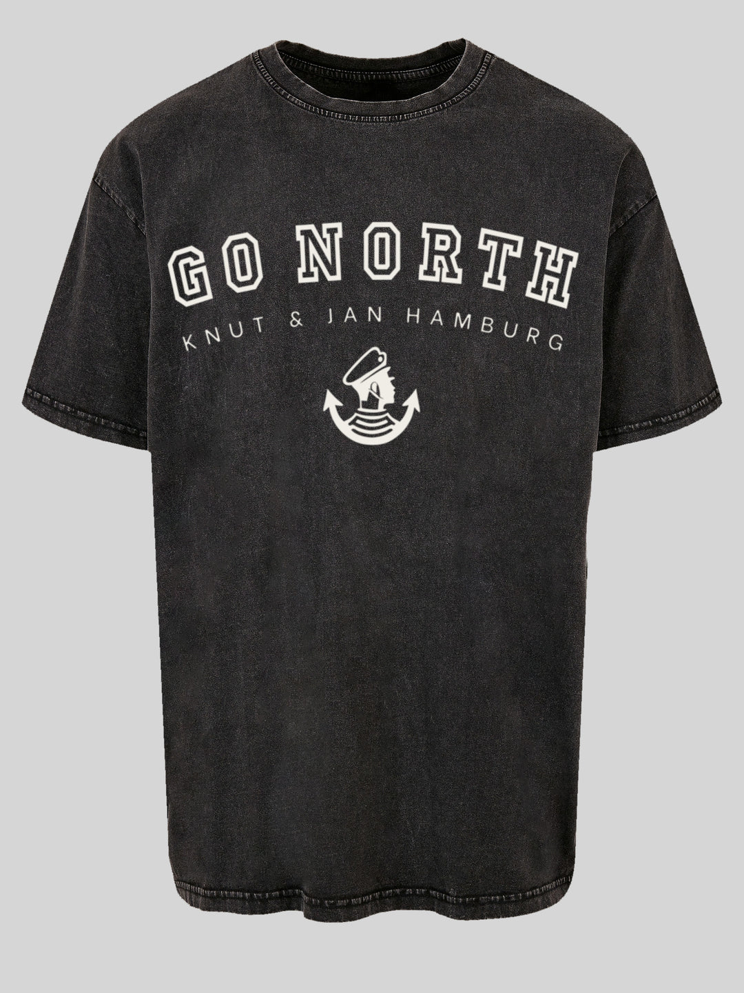 BJARNE | Acid Washed T-Shirt Herren Go North