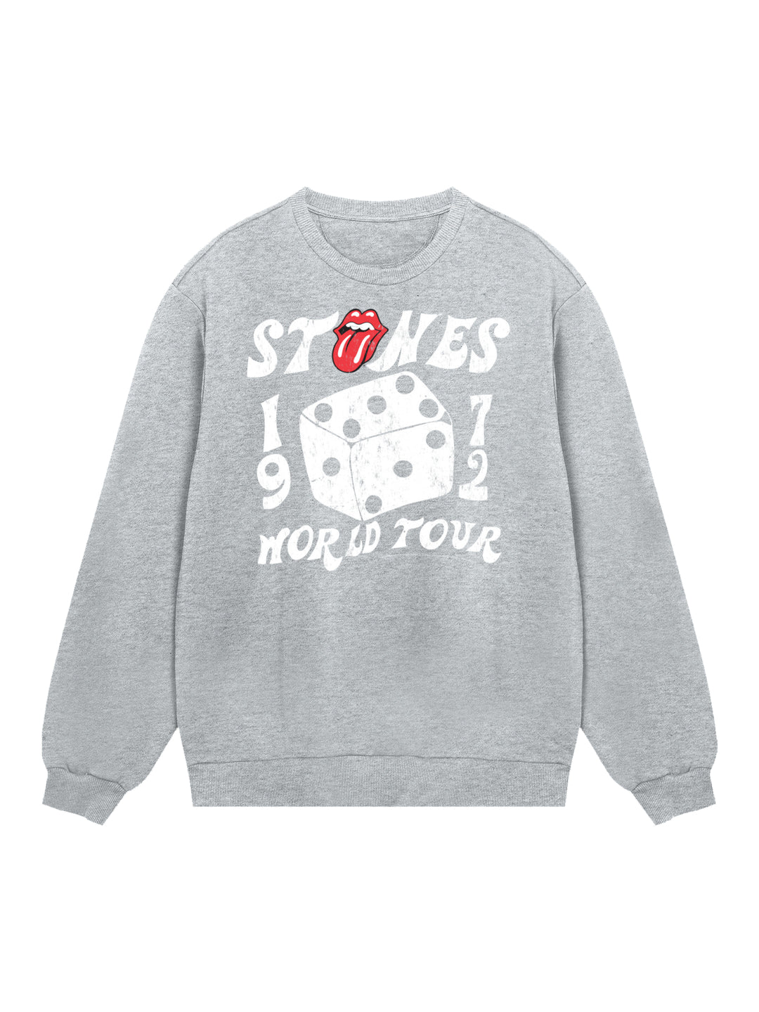 The Rolling Stones Dice Art Rock Music Band and The Rolling Stones with True Blanks | Mens Regular Sweater