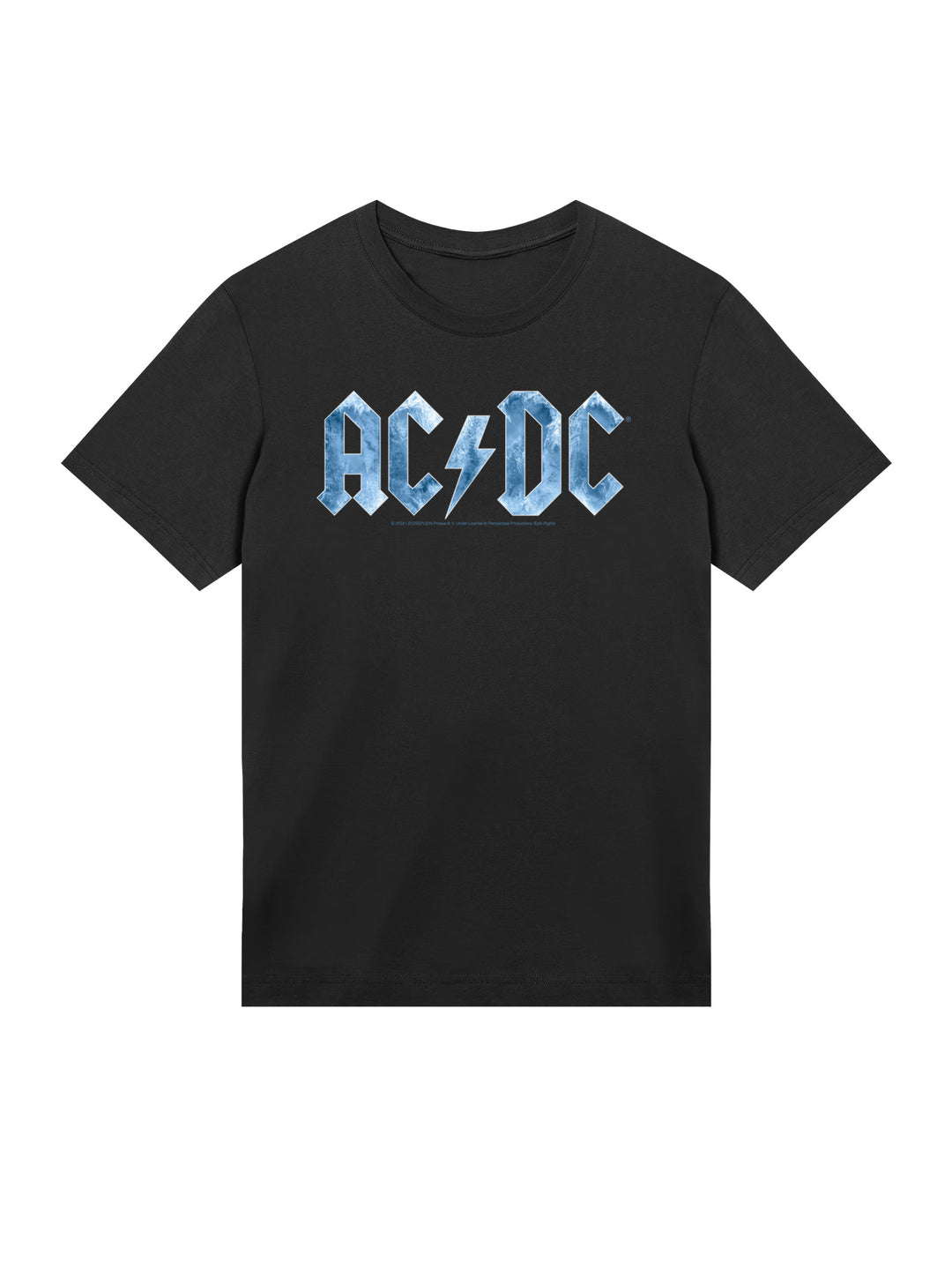 ACDC Blue Ice Logo with True Blanks | Mens Regular Tee