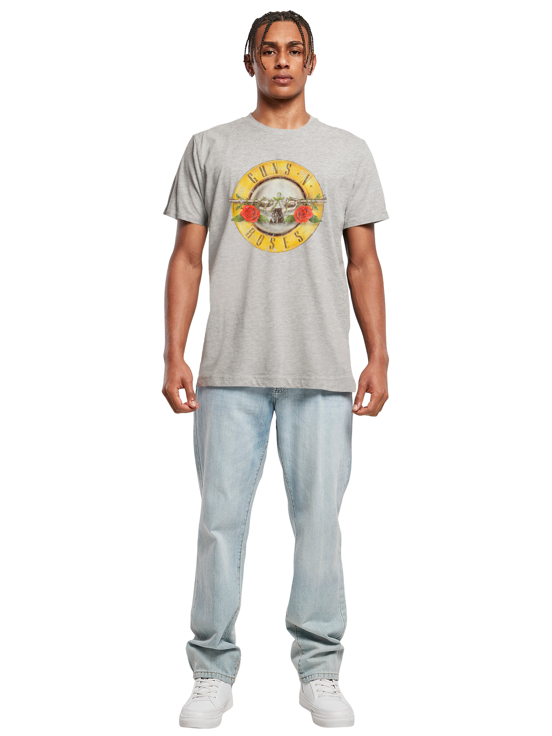 Guns 'n' Roses Vintage Bullet Logo T-Shirt Round Neck