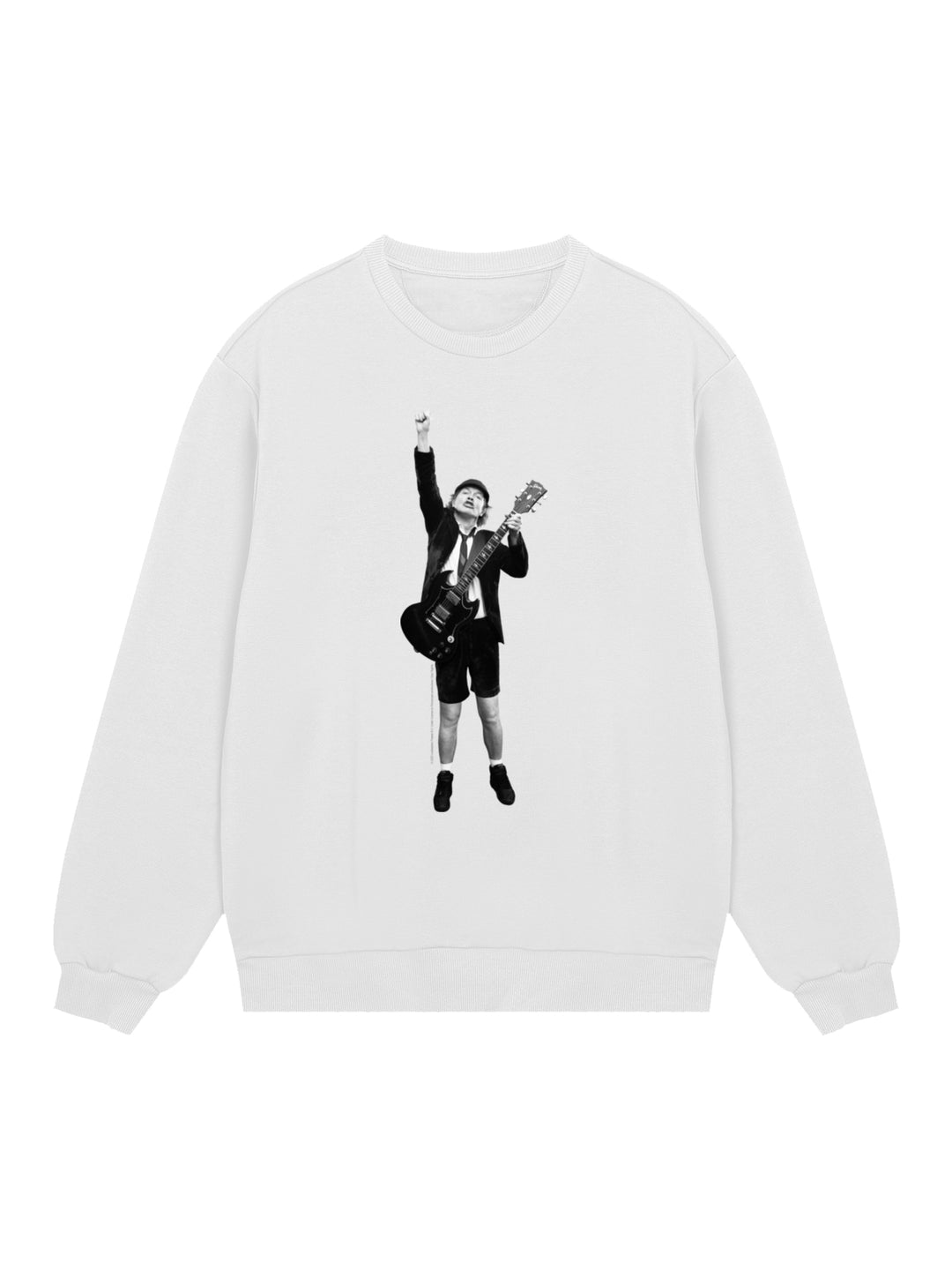 ACDC Angus Young Cut Out with True Blanks | Mens Regular Sweater