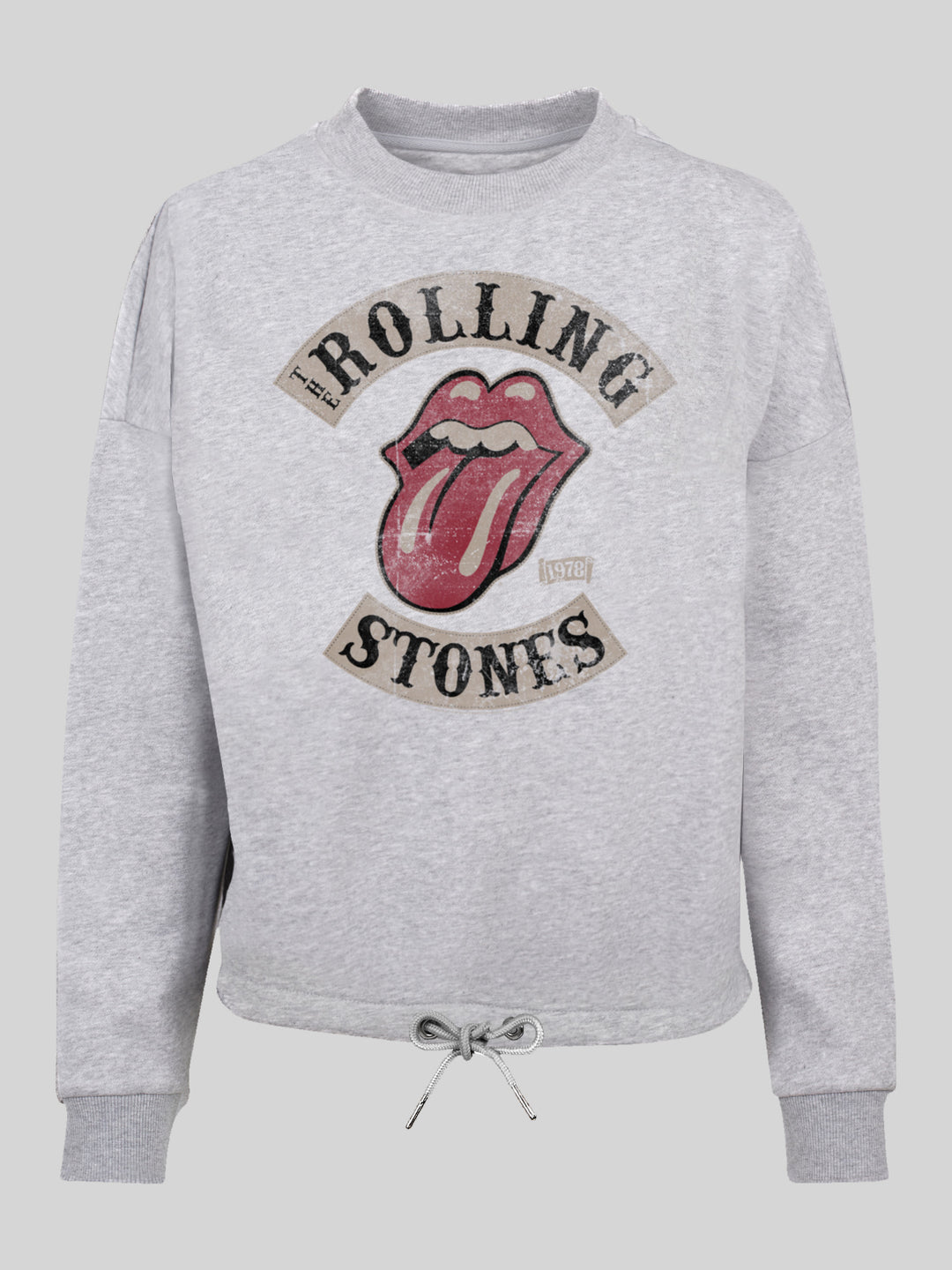 Crewneck Oversize \'78 with Tour Rolling Ladies Blk F4NT4STIC The Stones Vector –