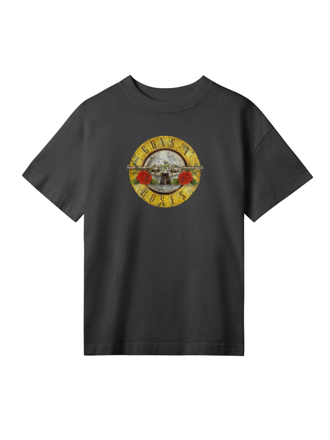 Guns n' Roses Vintage Bullet Logo Womens Oversized T-Shirt