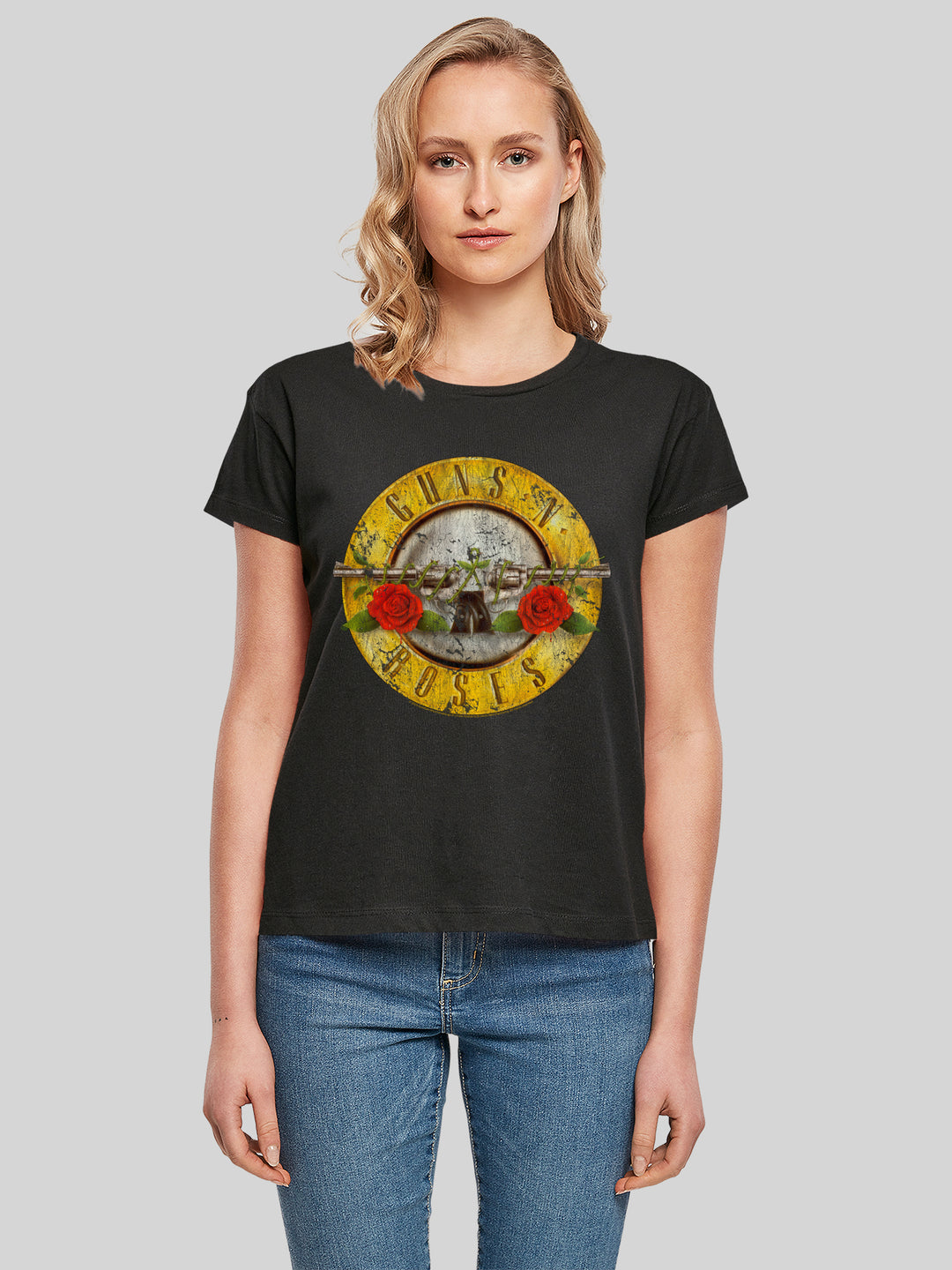 Guns 'n' Roses Vintage Bullet Logo Ladies Box Tee