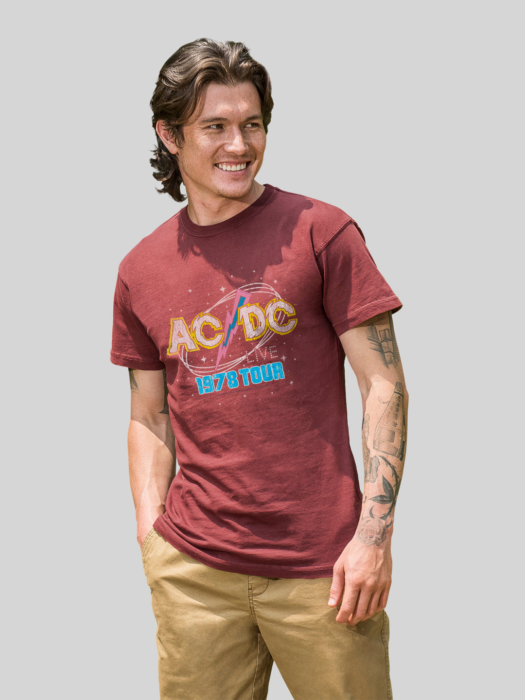 AC/DC 1981 Live Tour with Coastal Color Tee