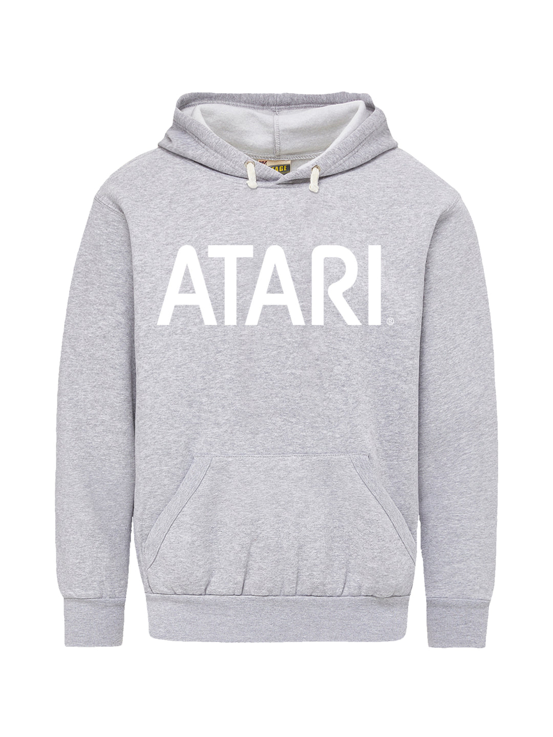 Atari Games White Retro Gaming with Vintage Fleece Hood