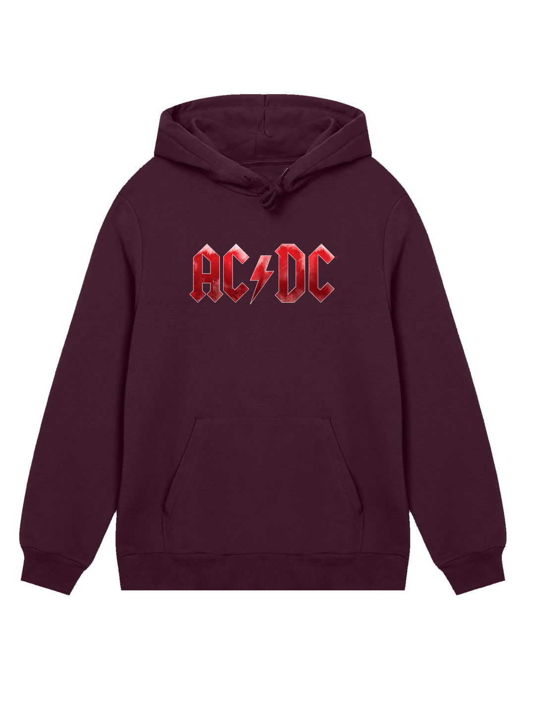 ACDC Red Ice Logo with True Blanks | Mens Regular Hoodie