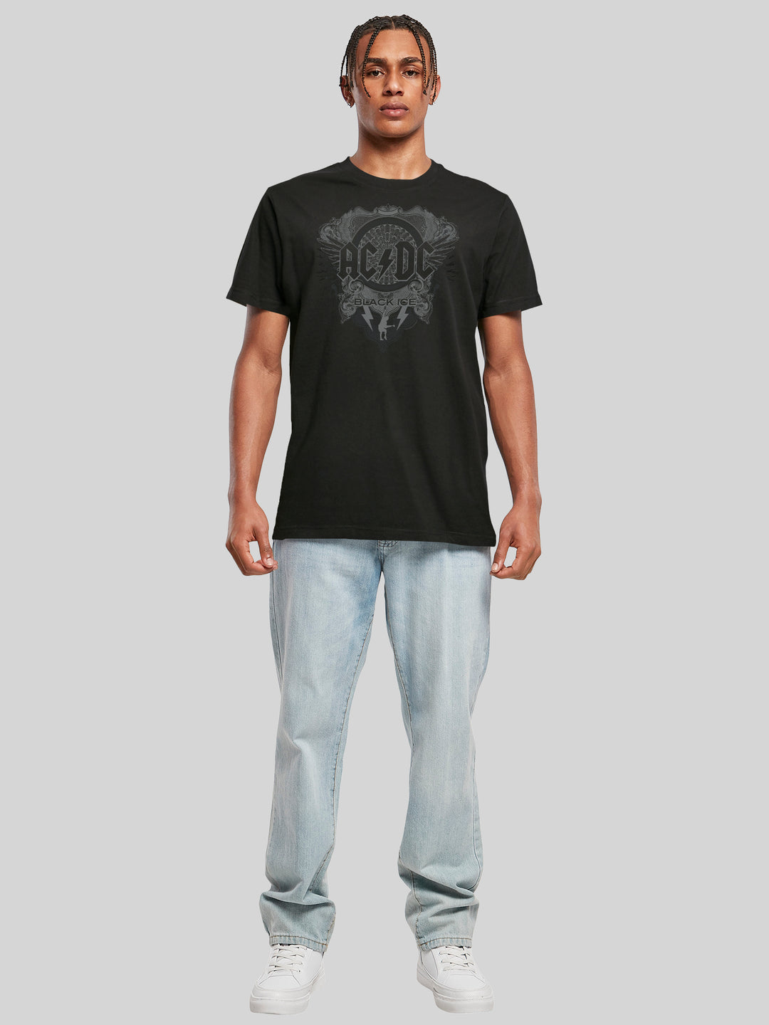ACDC Black Ice with T-Shirt Round Neck