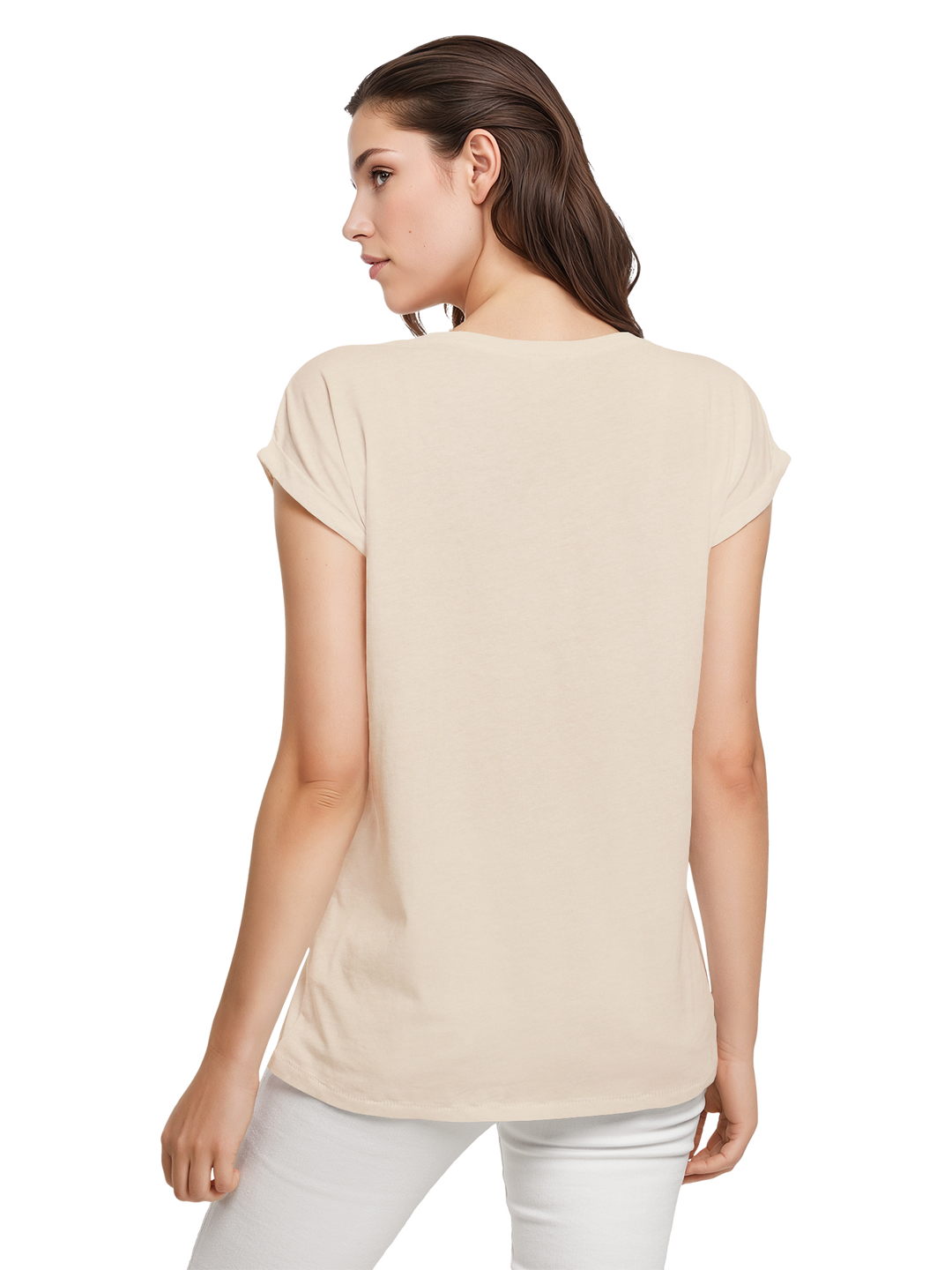 ACDC Blue Ice Logo Ladies Extended Shoulder Tee
