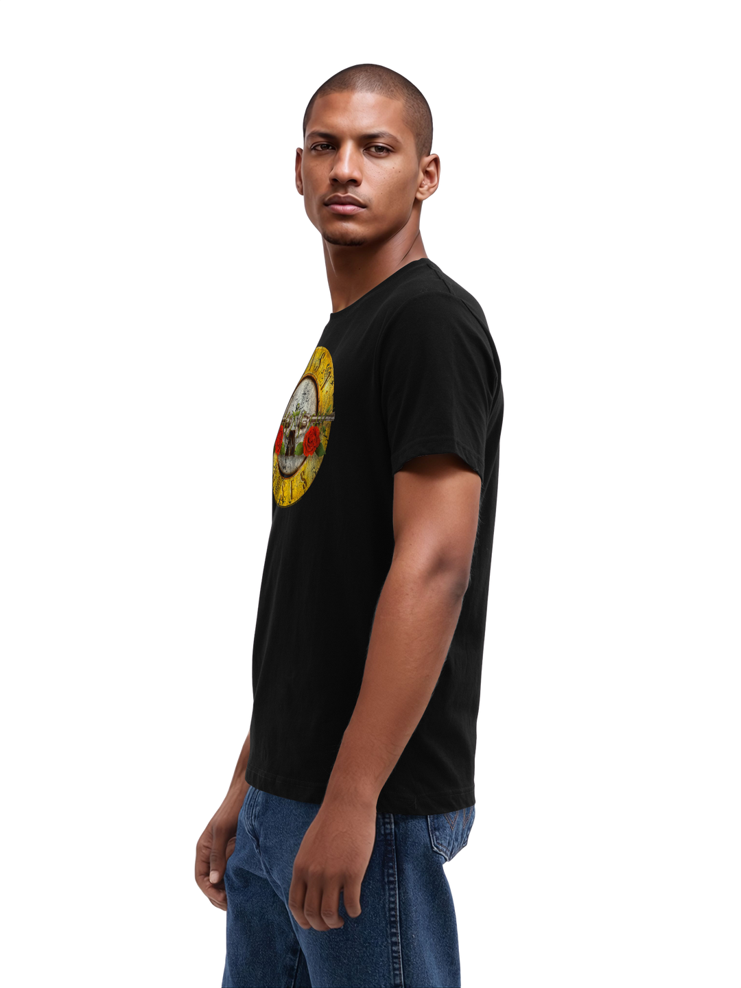 Guns 'n' Roses Vintage Bullet Logo with True Blanks | Mens Regular
