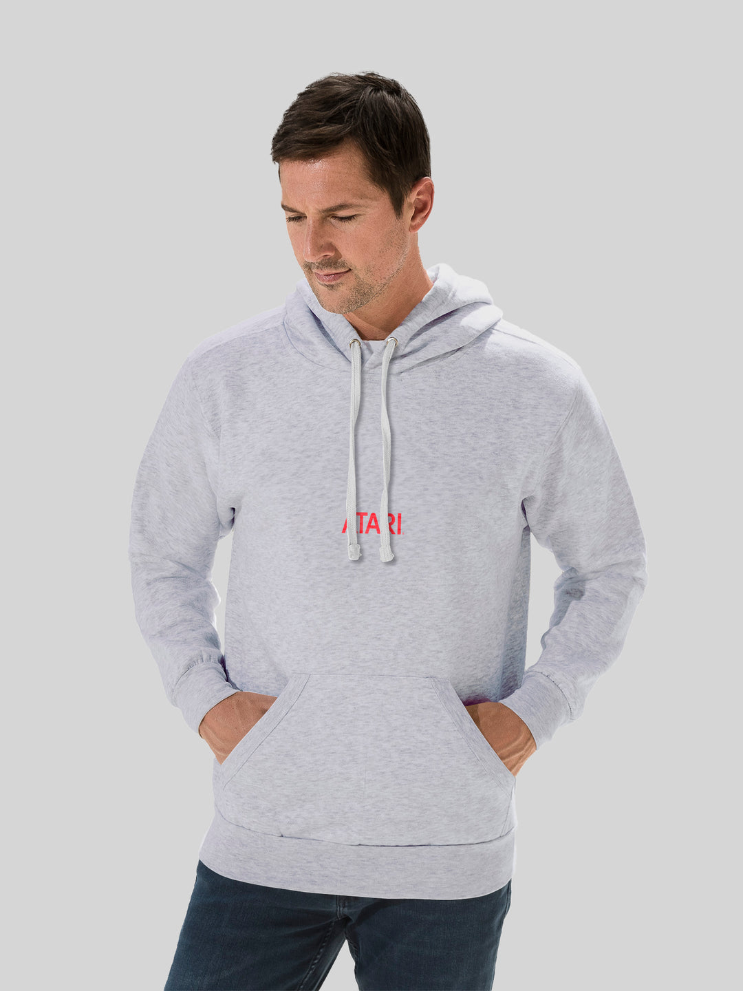 Atari Games Red Retro Gaming with Vintage Fleece Hood