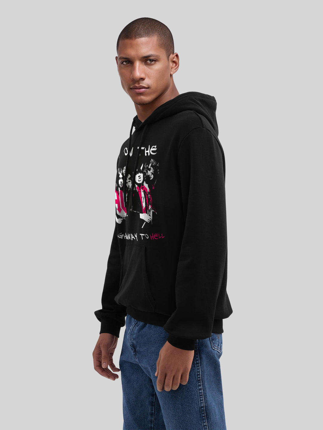 AC/DC I'm On The Highway To Hell Men's Organic Hoodie