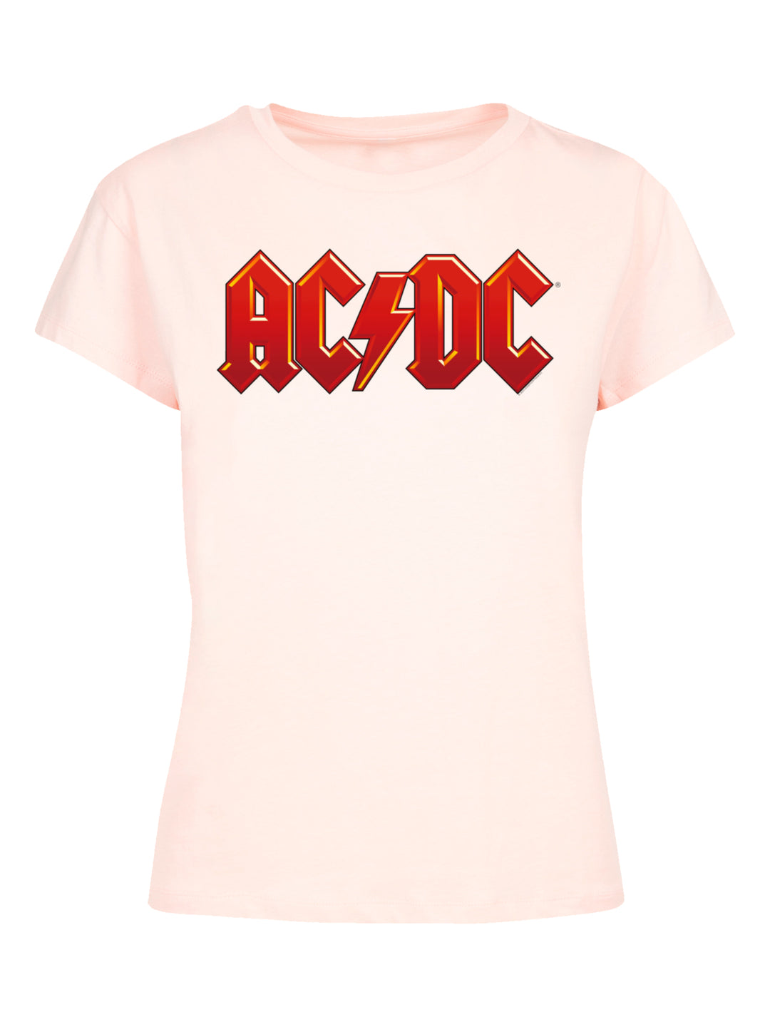 ACDC Dark Red Logo with Ladies Box Tee