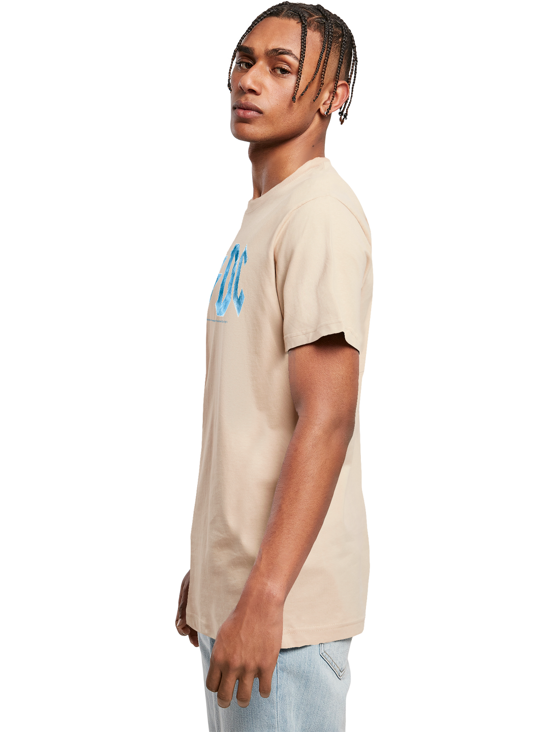 ACDC Blue Ice Logo T-Shirt Round Neck