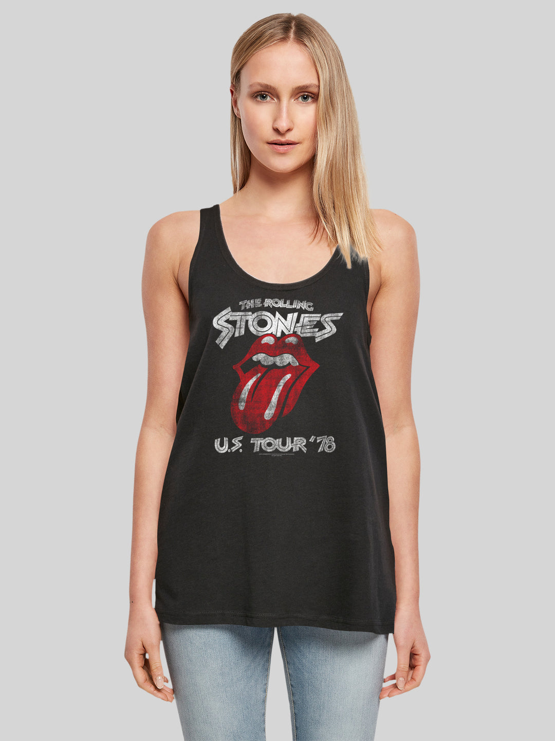 The Rolling Stones US Tour '78 and The Rolling Stones US Tour '78 Black with Ladies Tanktop