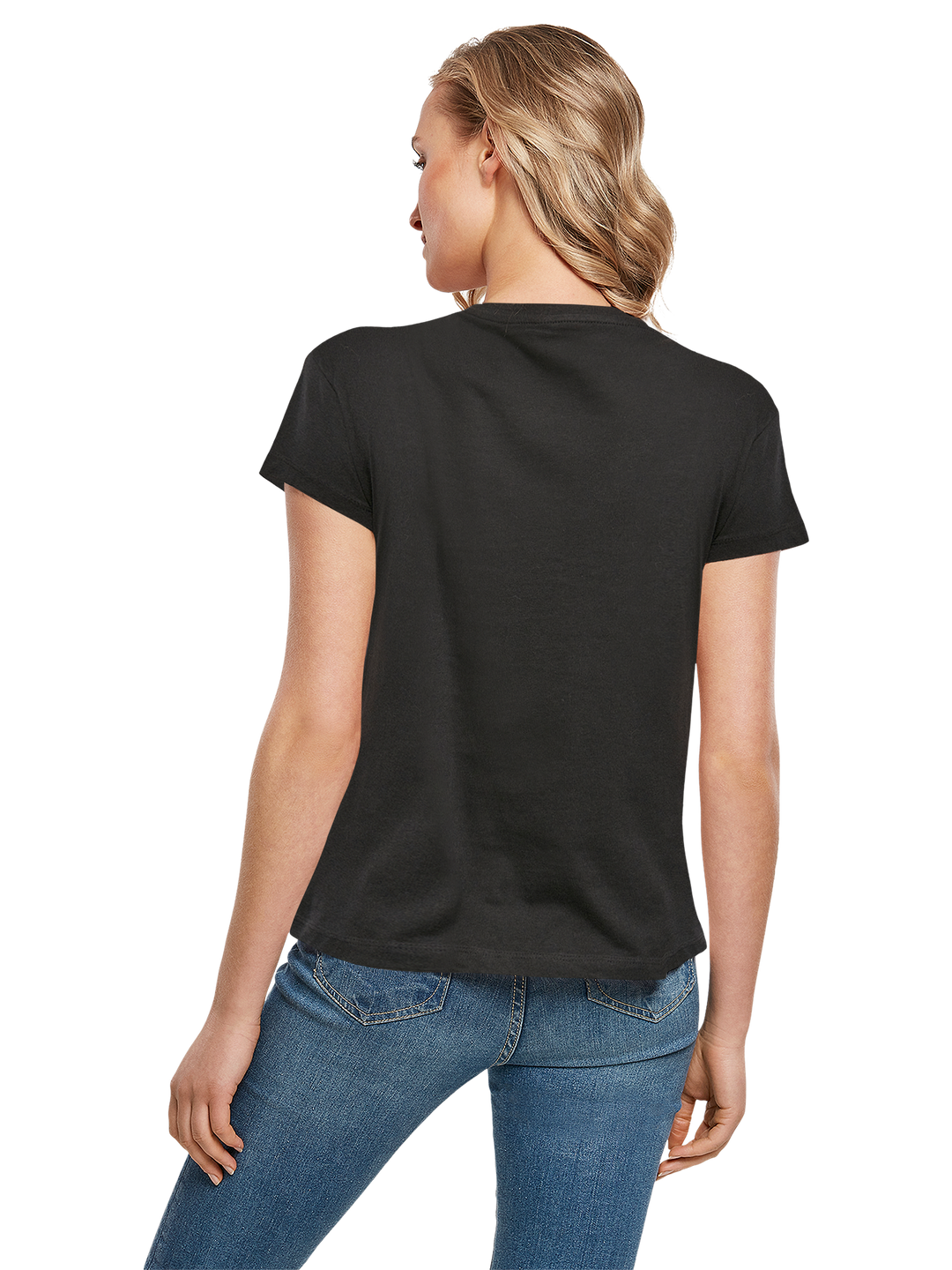 ACDC Angus Young Cut Out with Ladies Box Tee