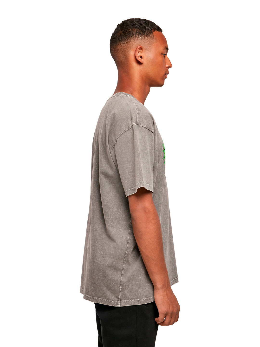 Centipede Atari Retro Gaming Art with Acid Washed Heavy Oversize Tee