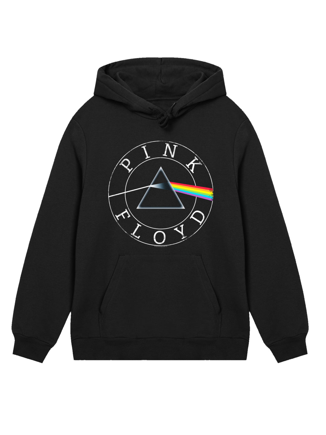 Pink Floyd Prism Circle Logo with True Blanks | Mens Regular Hoodie