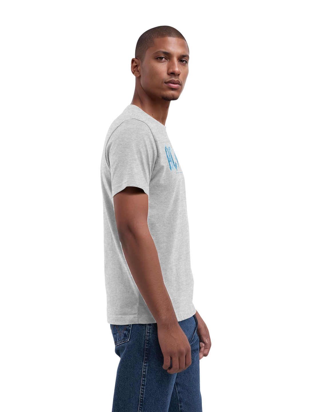 ACDC Blue Ice Logo with True Blanks | Mens Regular Tee